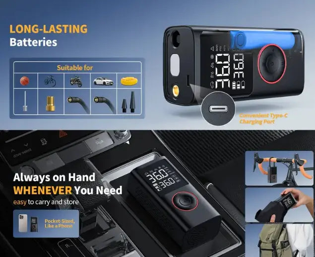 Cordless Tire Inflator RIDE OR DIE EQUESTRIAN SHOP