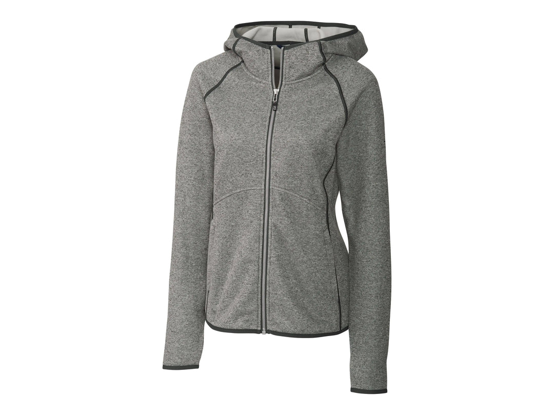 Cutter &amp; Buck Mainsail Sweater-Knit Hoodie Womens Jacket Cutter &amp; Buck