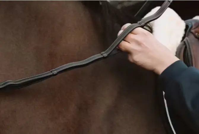 D'yon Leather Handle Reins 1/2" D'yon
