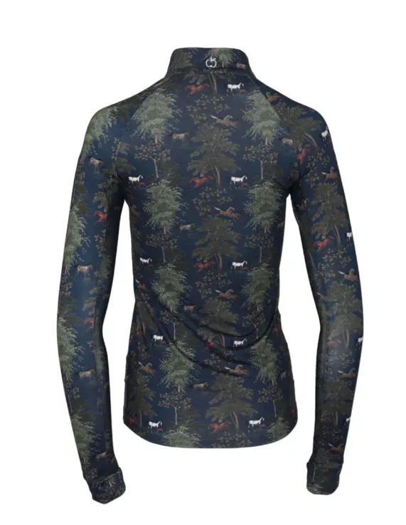 Dapplebay Autumn Toile 1/4 Zip Long sleeve Dapplebay