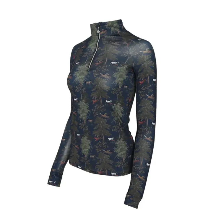 Dapplebay Autumn Toile 1/4 Zip Long sleeve Dapplebay