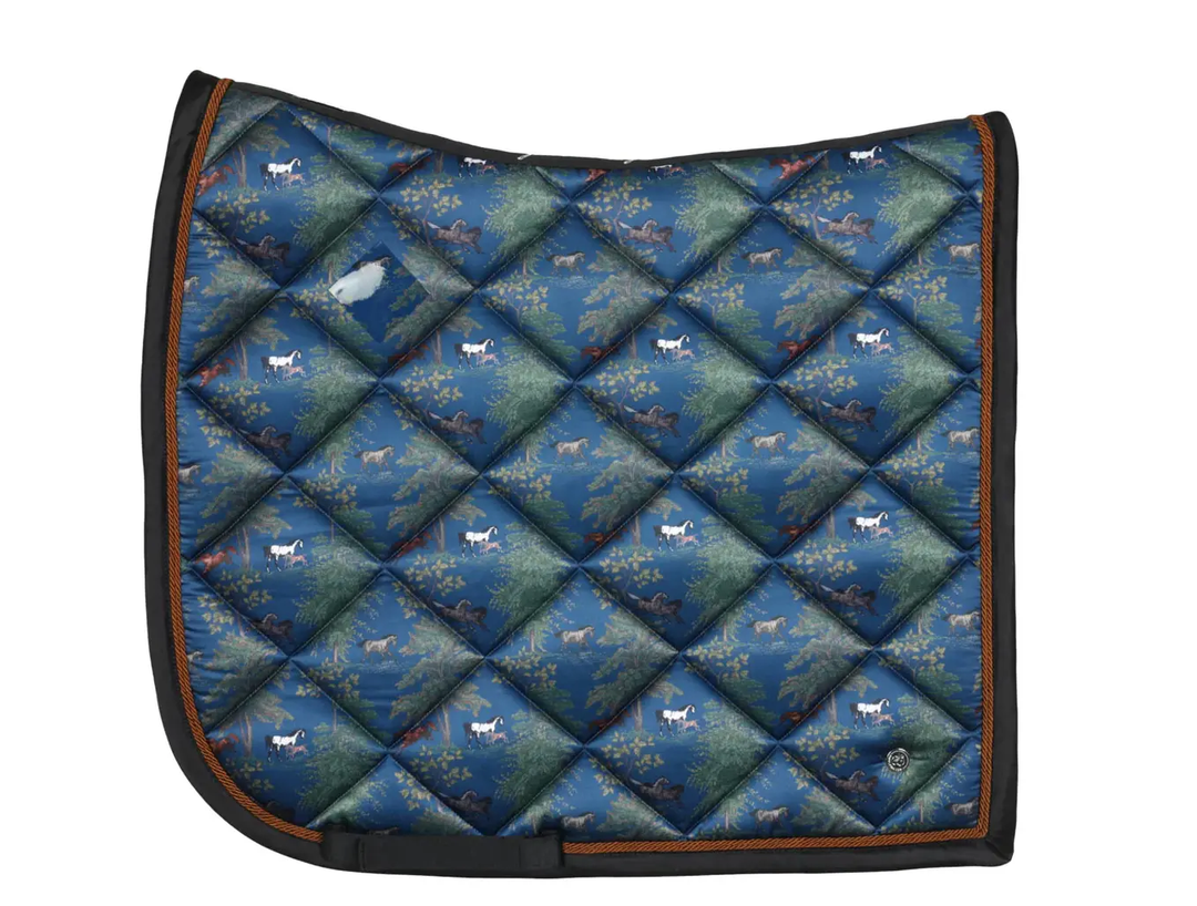 Dapplebay Autumn Toile Saddle Pad - Dressage + Jump Dapplebay