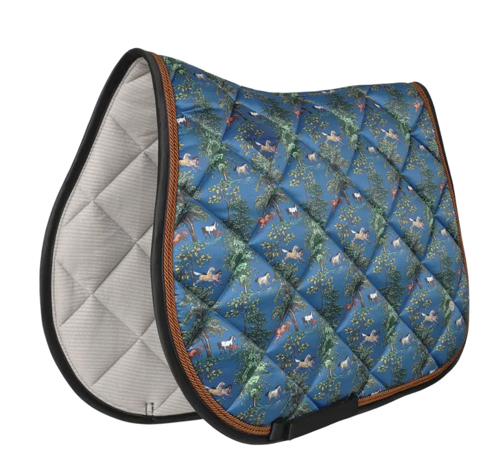 Dapplebay Autumn Toile Saddle Pad - Dressage + Jump Dapplebay