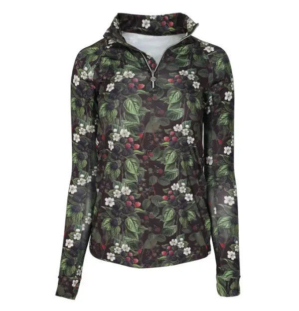 Dapplebay Blackberry Daze 1/4 Zip Long Sleeve Dapplebay