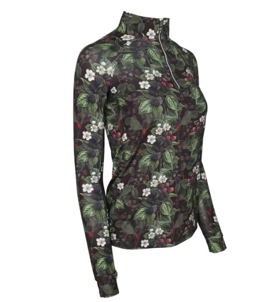 Dapplebay Blackberry Daze 1/4 Zip Long Sleeve Dapplebay