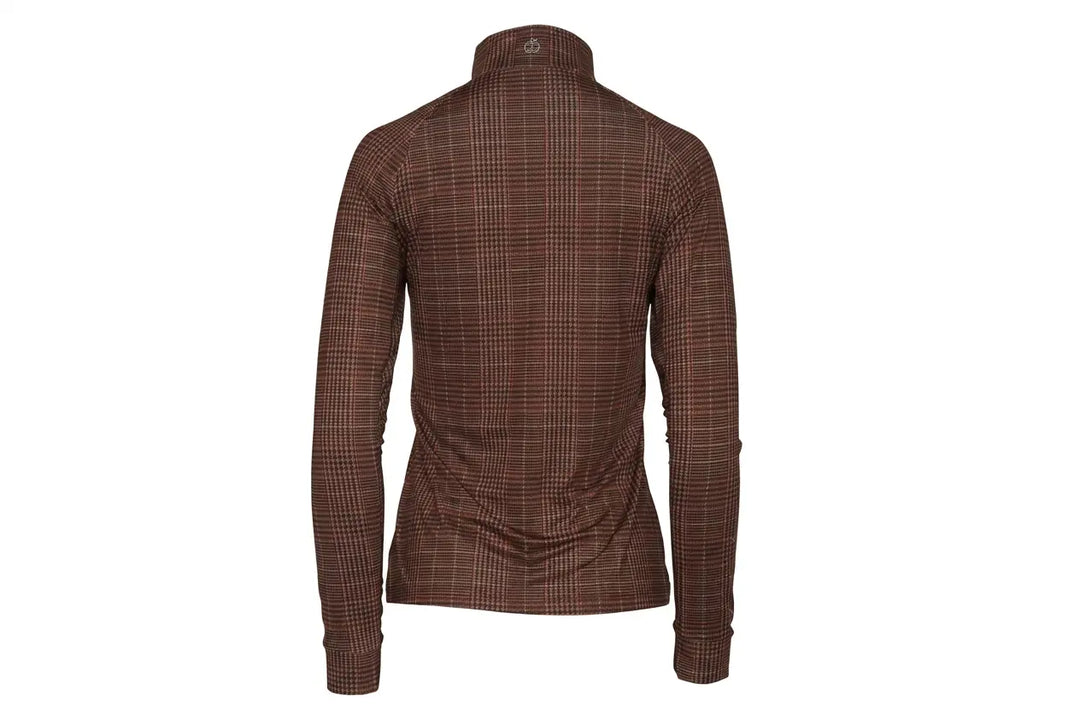 Dapplebay Heirloom Glen Plaid 1/4 Zip Long Sleeve Dapplebay