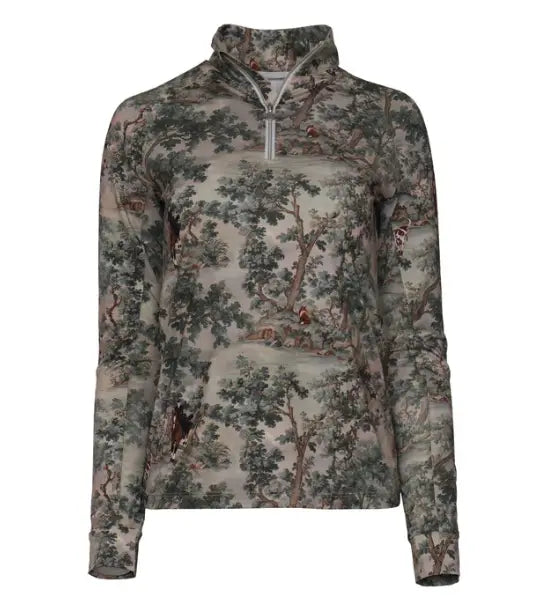 Dapplebay Hunt Tapestry 1/4 Zip Long Sleeve Dapplebay