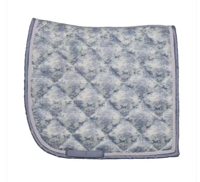 Dapplebay Moonrise Blue Toile Saddle Pad
