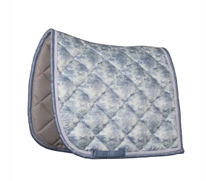 Dapplebay Moonrise Blue Toile Saddle Pad