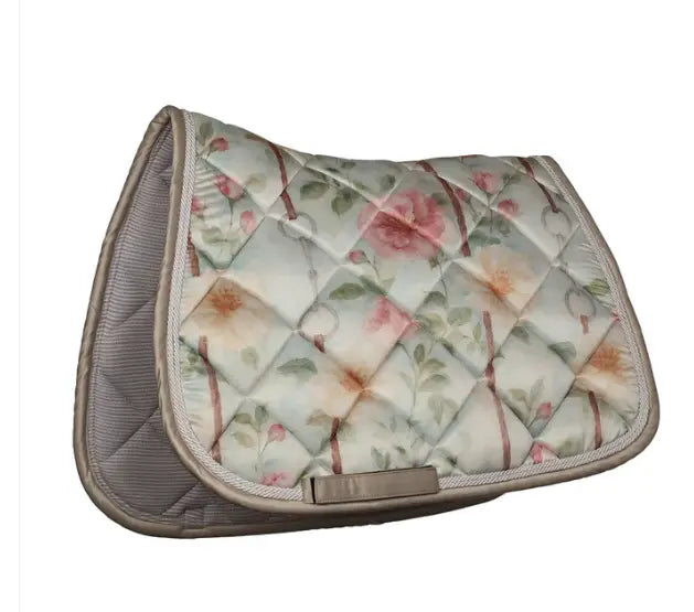 Dapplebay Vintage Floral Saddle Pad Dapplebay