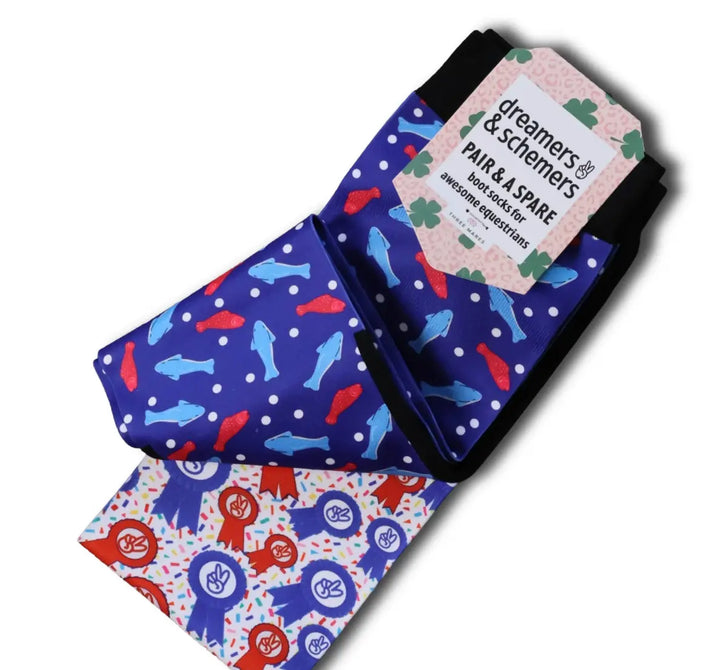 Dreamers &amp; Schemers Pair &amp; a Spare Boot Socks