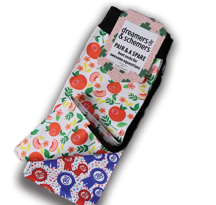 Dreamers &amp; Schemers Pair &amp; a Spare Boot Socks
