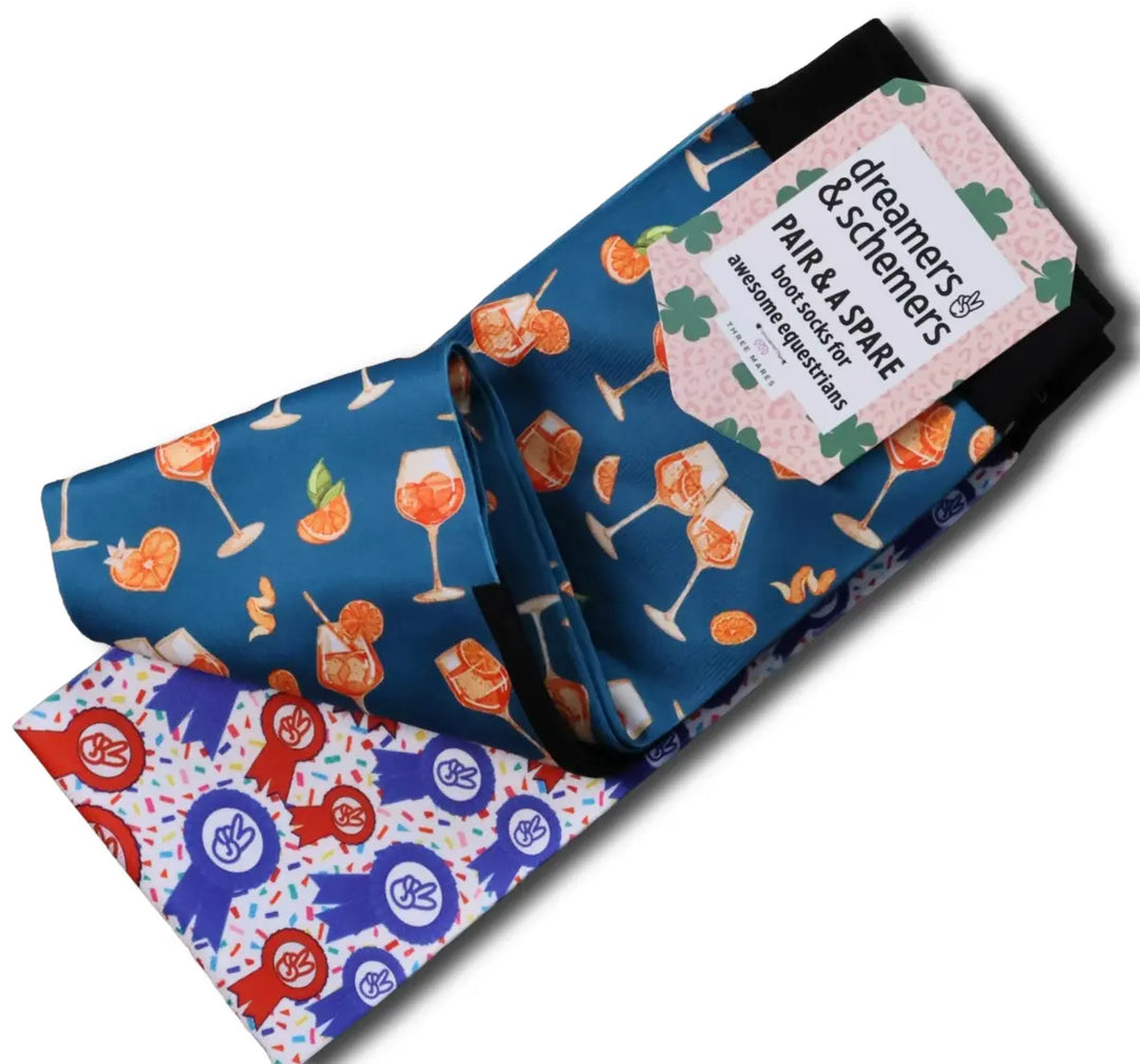 Dreamers &amp; Schemers Pair &amp; a Spare Boot Socks