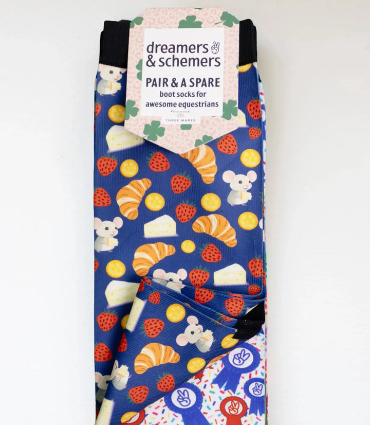 Dreamers &amp; Schemers Pair &amp; a Spare Boot Socks Dreamers &amp; Schemers