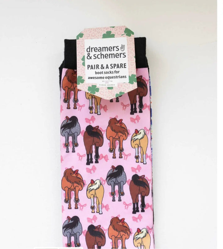 Dreamers &amp; Schemers Pair &amp; a Spare Boot Socks Dreamers &amp; Schemers