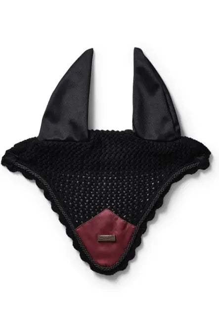 Ear Bonnet Soft Rouge Red Equestrian Stockholm