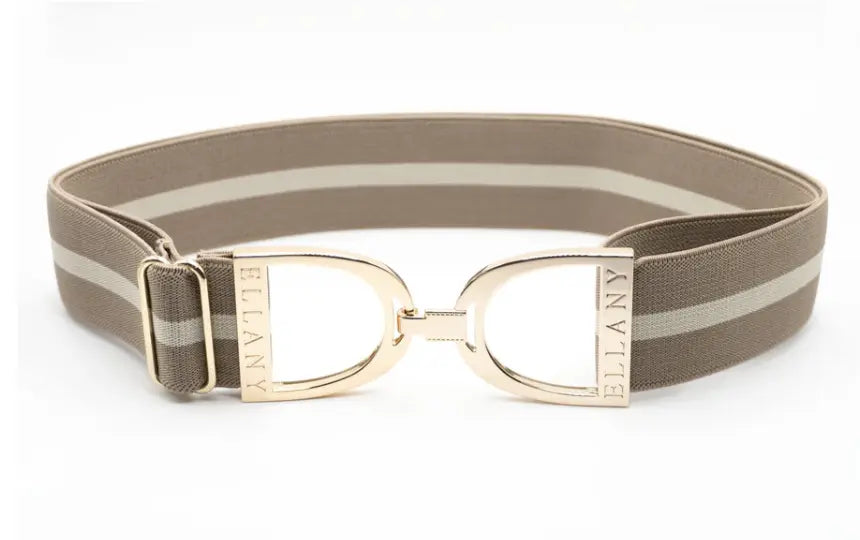 Ellany Belts -   1.5" Solid Buttercream Gold Stirrup (Copy) ELLANY