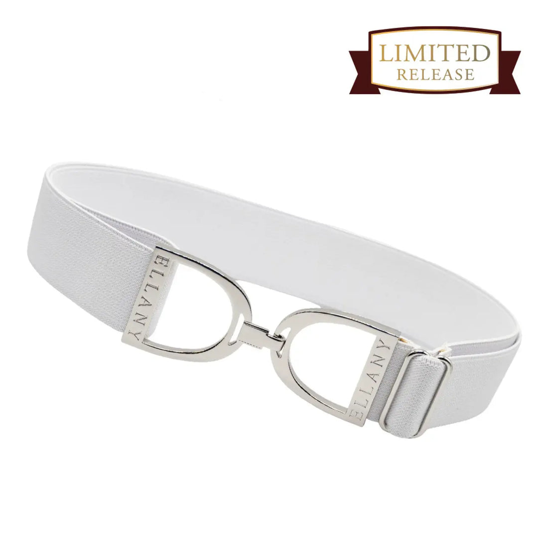 Ellany Belts - 1.5" inch White Stirrup - Ltd Edition ELLANY