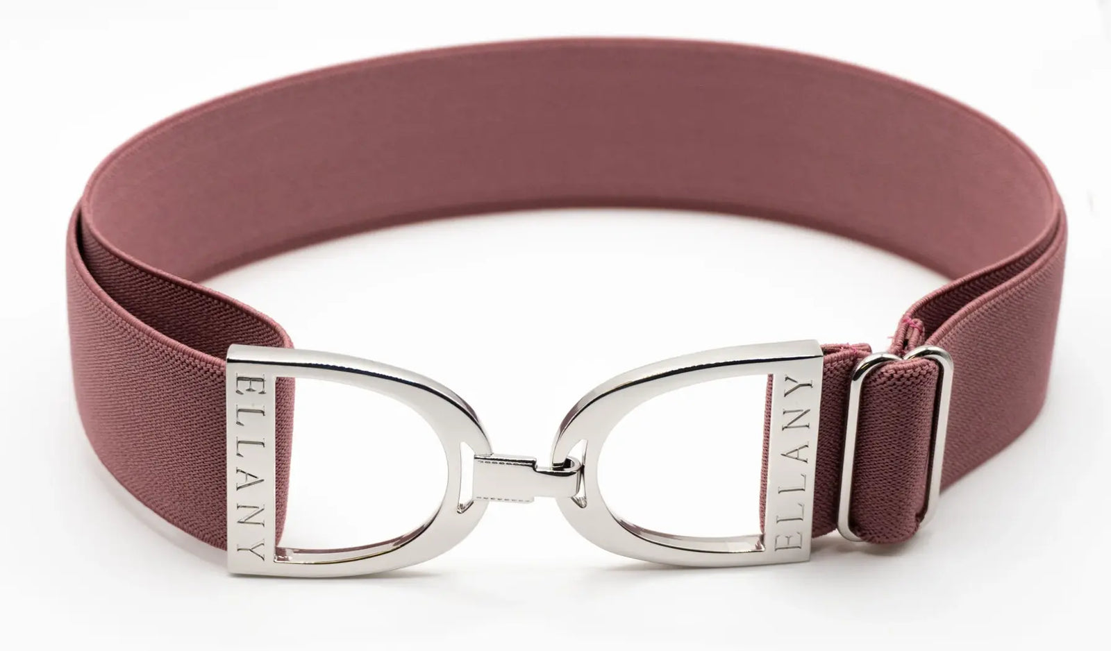 Ellany Belts - Berry Solid Silver Stirrup ELLANY