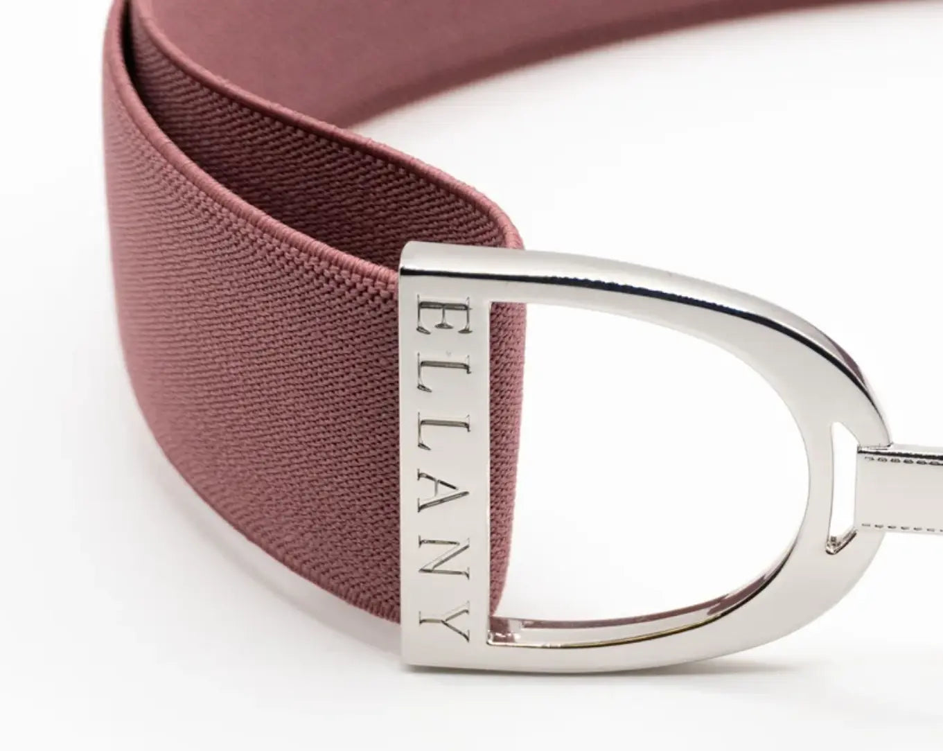 Ellany Belts - Berry Solid Silver Stirrup ELLANY