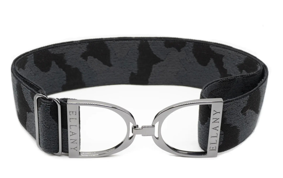 Ellany Belts - Black Camo with Stirrup Buckle ELLANY