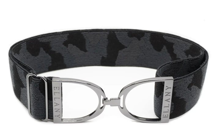 Ellany Belts - Black Camo with Stirrup Buckle ELLANY