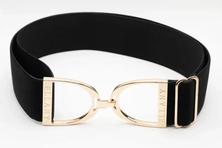 Ellany Belts - Black Gold Stirrup ELLANY