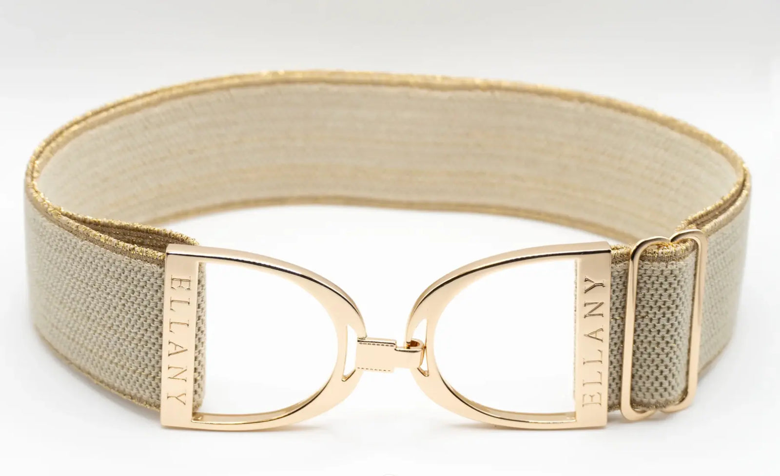 Ellany Belts - Gold Dakota with Gold Stirrup ELLANY