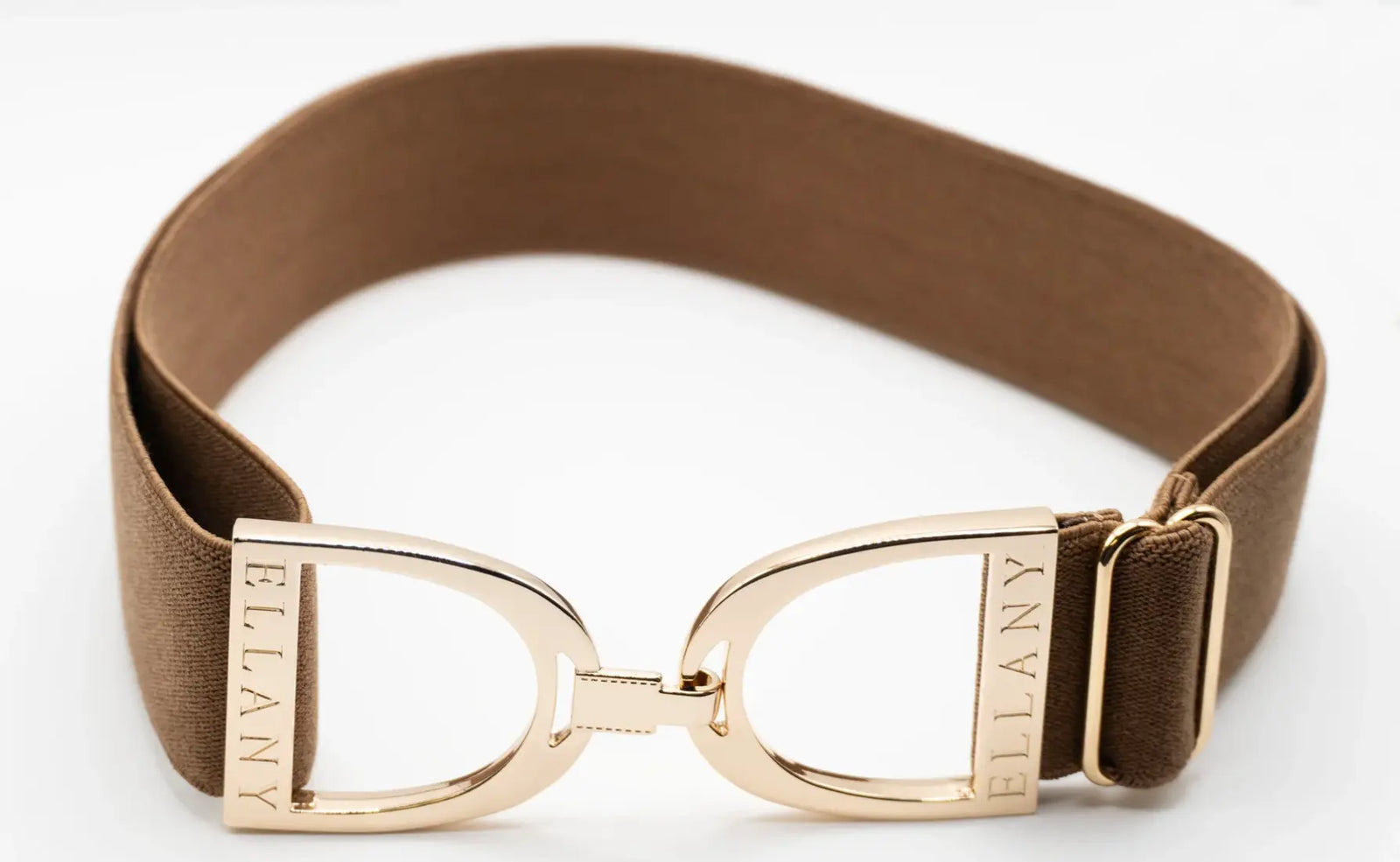 Ellany Belts - Toffee with Gold Stirrup ELLANY