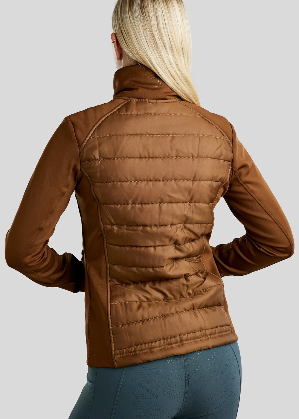 Emma Quilted Softshell Jacket - Toffee Montar