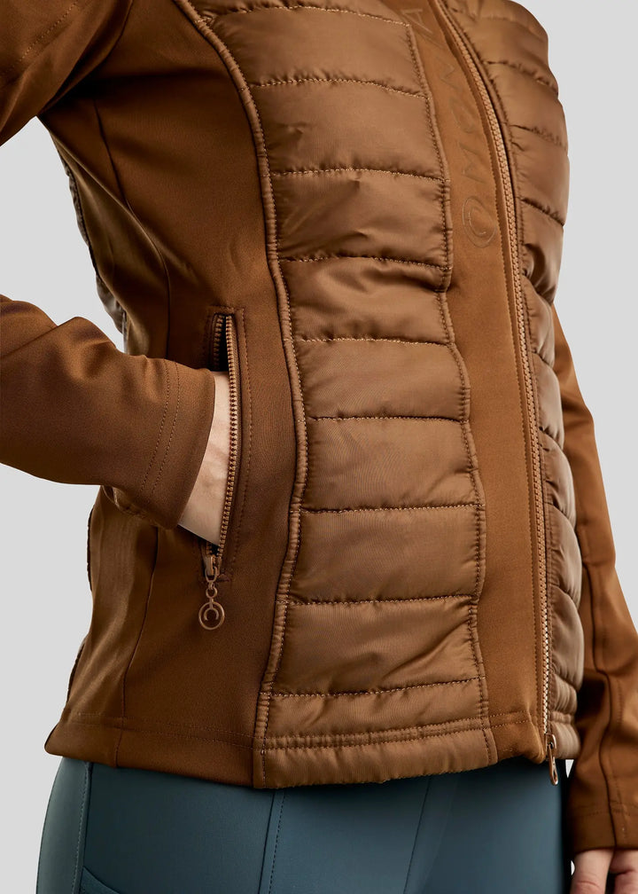 Emma Quilted Softshell Jacket - Toffee Montar