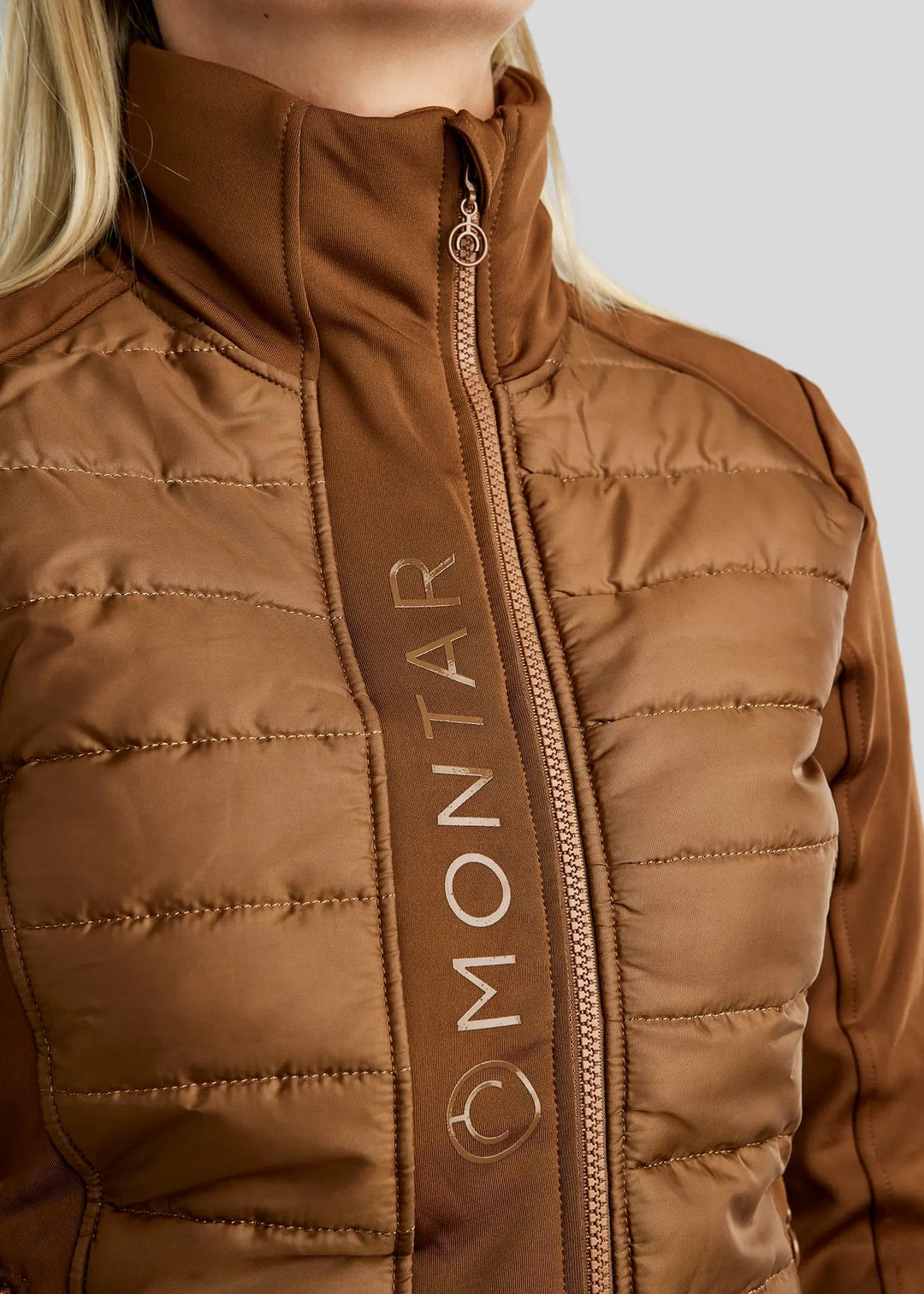 Emma Quilted Softshell Jacket - Toffee Montar