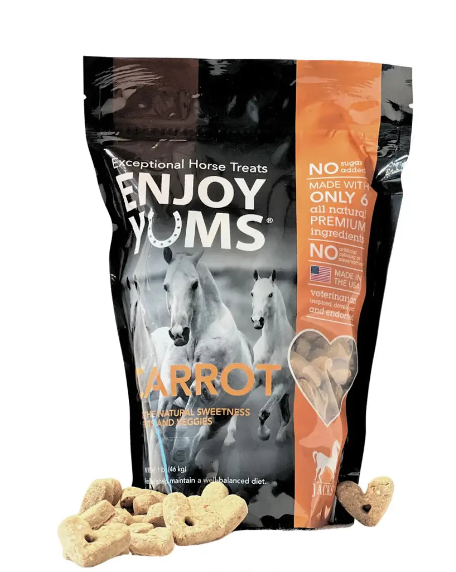 Enjoy Yums All-Natural Low Sugar Horse Treats Jack&