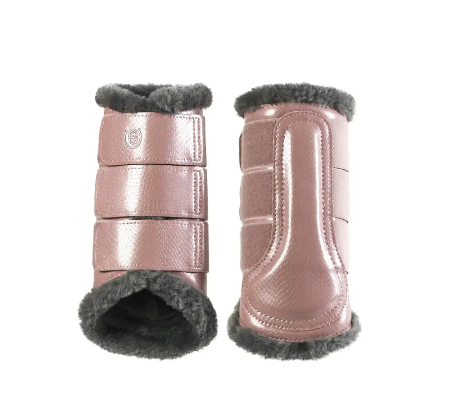 Equestrian Stockholm Brushing Boots - Pink Equestrian Stockholm