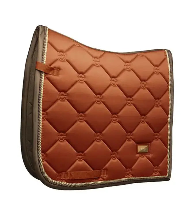 Equestrian Stockholm Classic Bronze Gold Dressage Pad Equestrian Stockholm