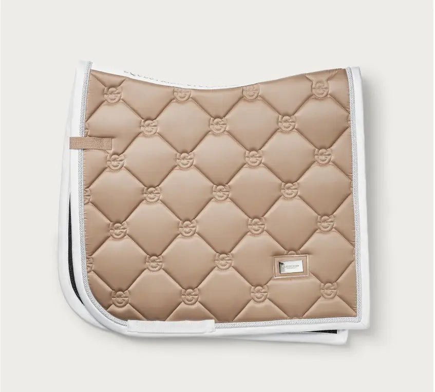 Equestrian Stockholm Classic Sand Saddle Pad - Dressage & Jump Equestrian Stockholm