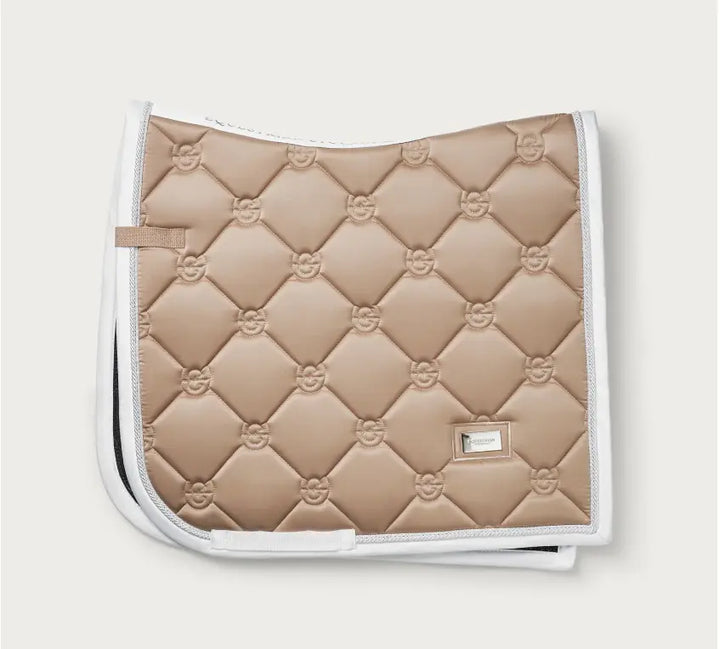 Equestrian Stockholm Classic Sand Saddle Pad - Dressage & Jump Equestrian Stockholm