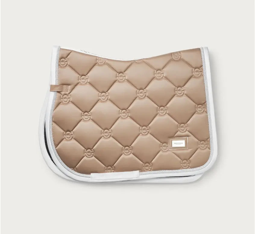 Equestrian Stockholm Classic Sand Saddle Pad - Dressage & Jump Equestrian Stockholm