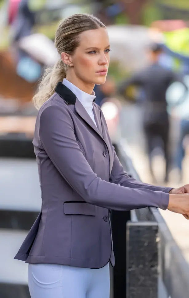 Equestrian Stockholm Classic Show Coat - Dark Violet Equestrian Stockholm