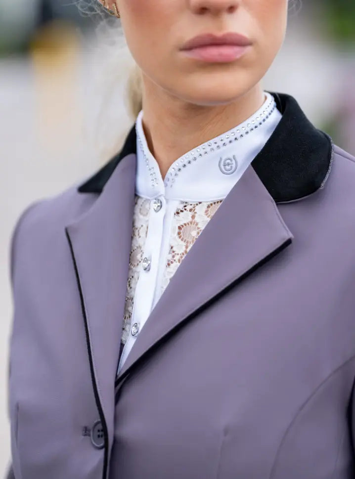Equestrian Stockholm Classic Show Coat - Dark Violet Equestrian Stockholm