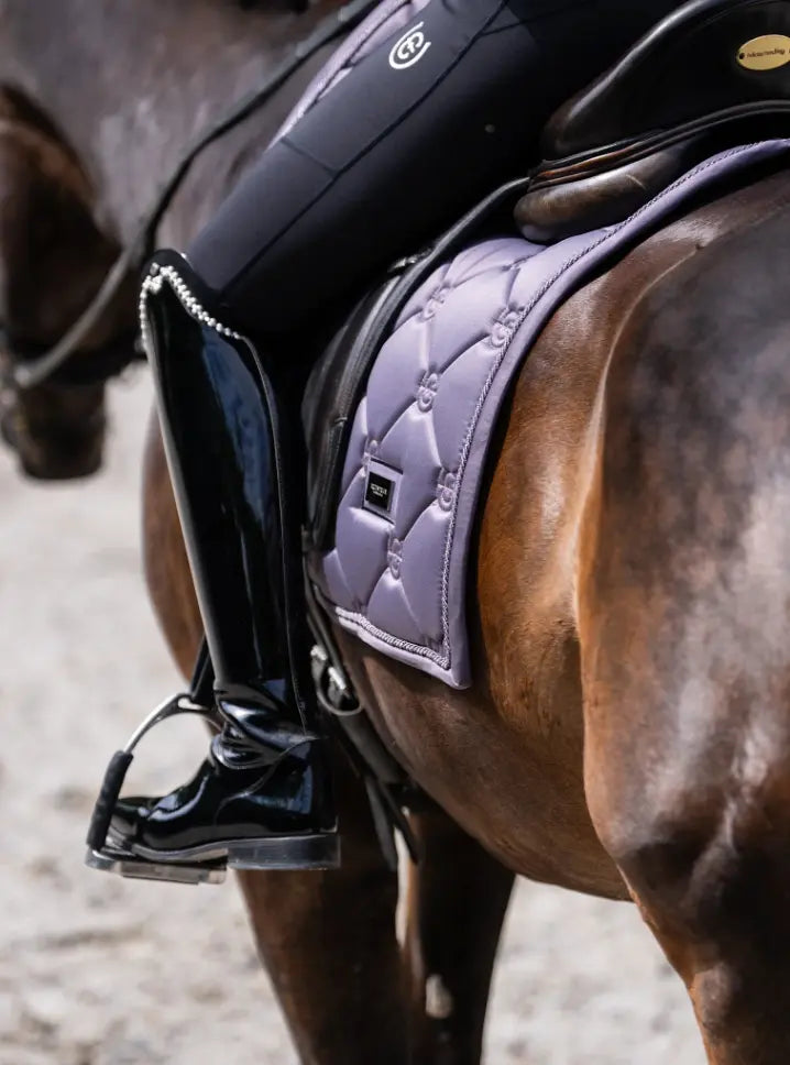 Equestrian Stockholm Dressage Saddle Pad - Dark Violet Equestrian Stockholm