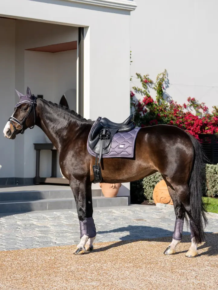 Equestrian Stockholm Dressage Saddle Pad - Dark Violet Equestrian Stockholm
