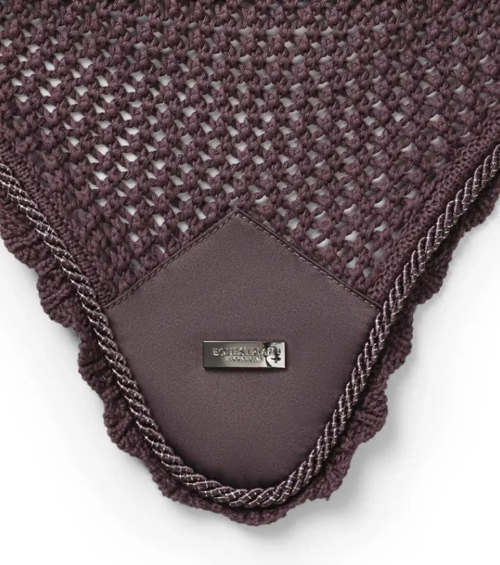 Equestrian Stockholm Ear Bonnet -  Dark Violet Equestrian Stockholm