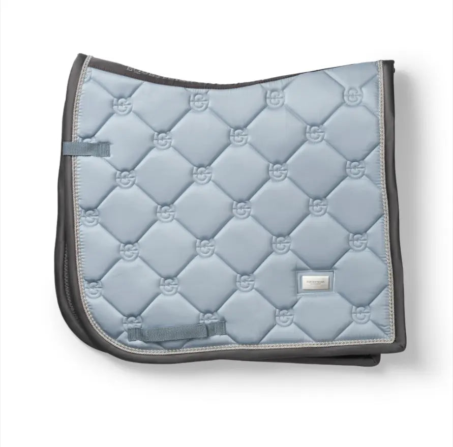 Equestrian Stockholm Ice Blue Pearl Classic Dressage Pad Equestrian Stockholm
