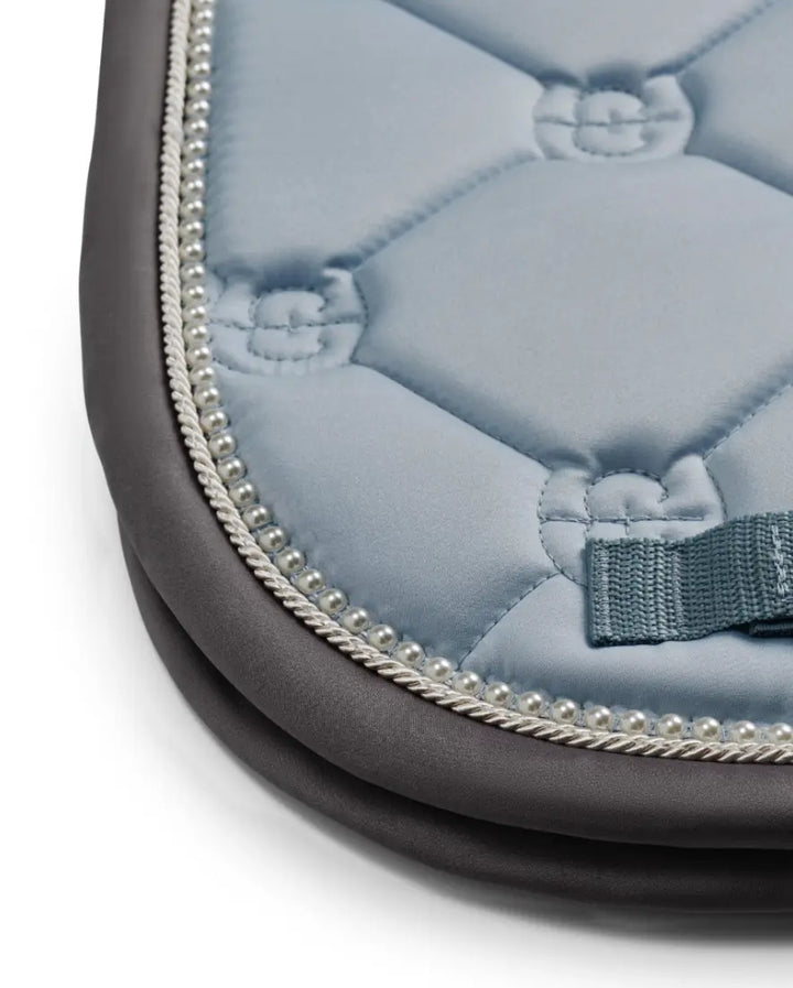 Equestrian Stockholm Ice Blue Pearl Classic Dressage Pad Equestrian Stockholm
