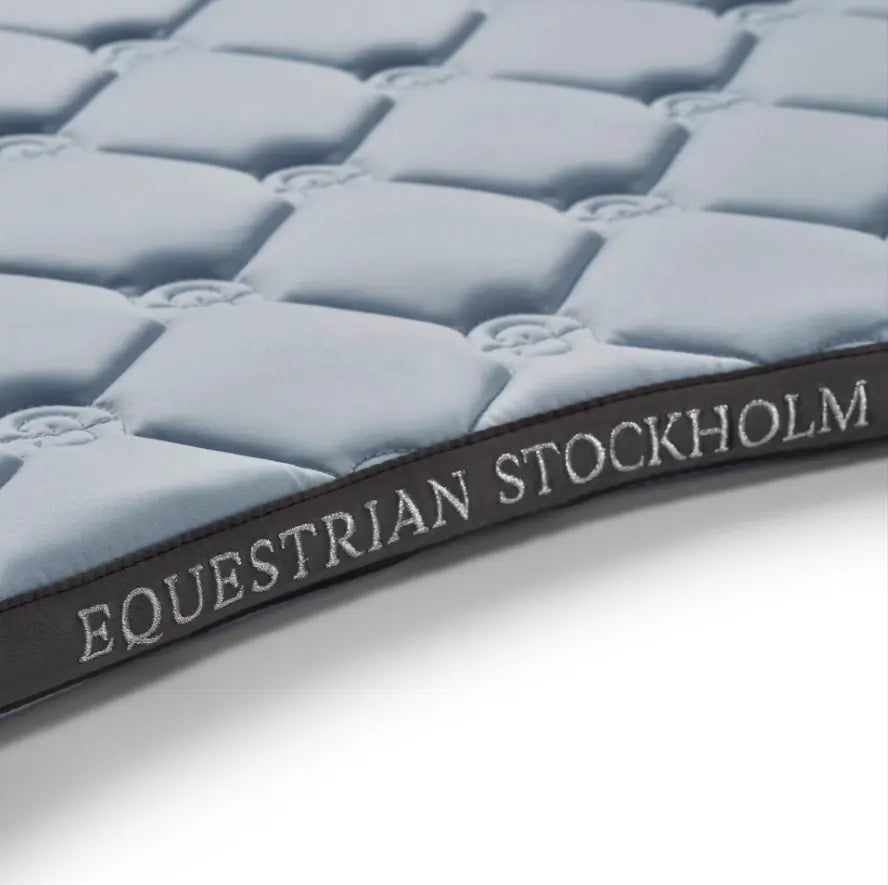 Equestrian Stockholm Ice Blue Pearl Classic Dressage Pad Equestrian Stockholm