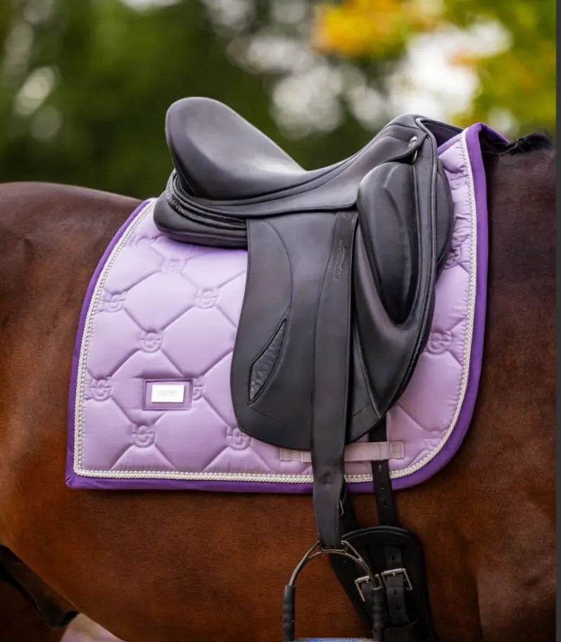 Equestrian Stockholm Lavender Pearl Classic Dressage Pad Equestrian Stockholm