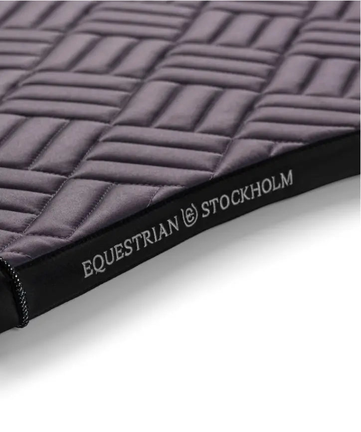 Equestrian Stockholm Modern Dressage Saddle Pad - Dark Violet Equestrian Stockholm