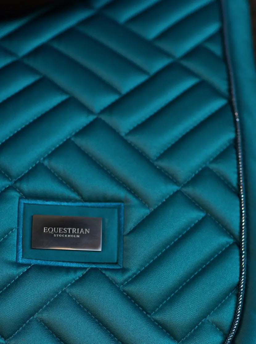 Equestrian Stockholm Modern Dressage Saddle Pad - Teal Equestrian Stockholm