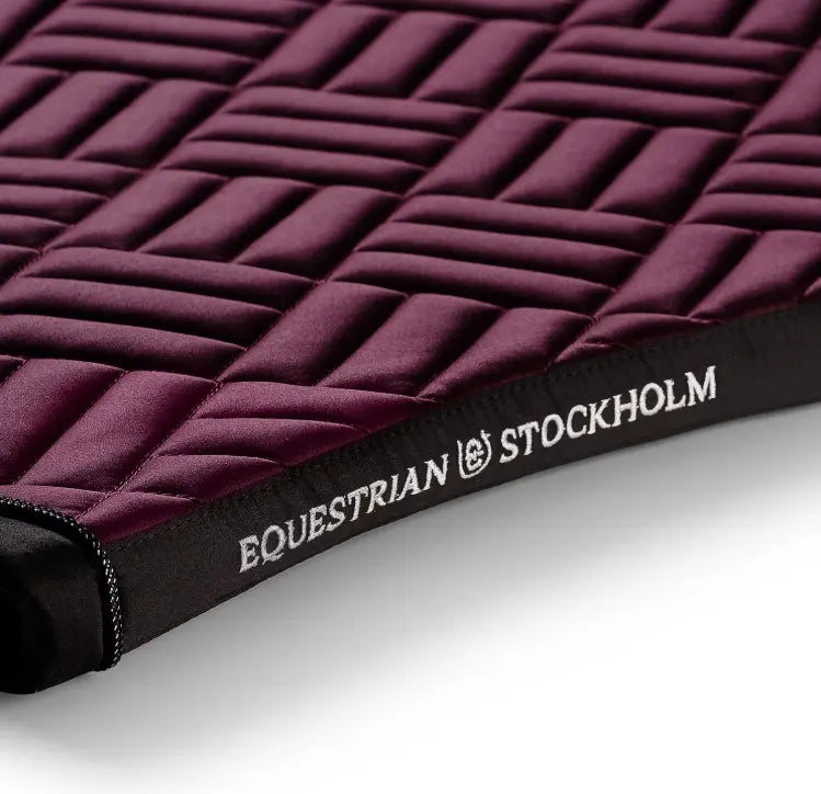 Equestrian Stockholm Modern Purple Night Saddle Pad - Dressage & Jump Equestrian Stockholm